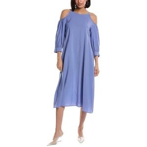 Peserico womens Midi Dress Blue